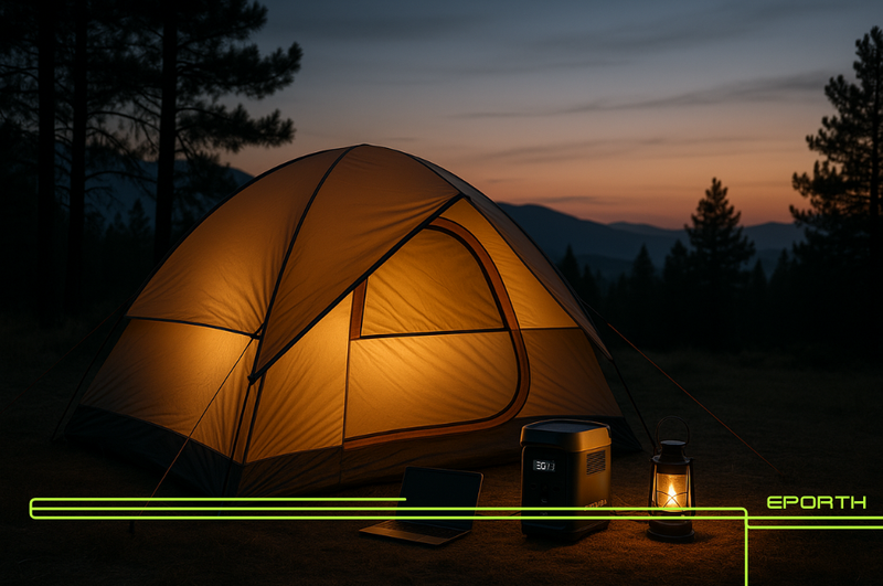 Camping no Brasil: Como a EcoFlow garante energia confiável longe da rede elétrica