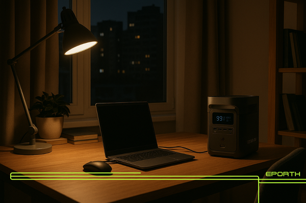 Home office resiliente: Como usar estações EcoFlow para manter seu trabalho durante apagões urbanos