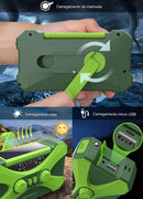 Rádio Lanterna Solar Emergência PowerBank 10.000mAh