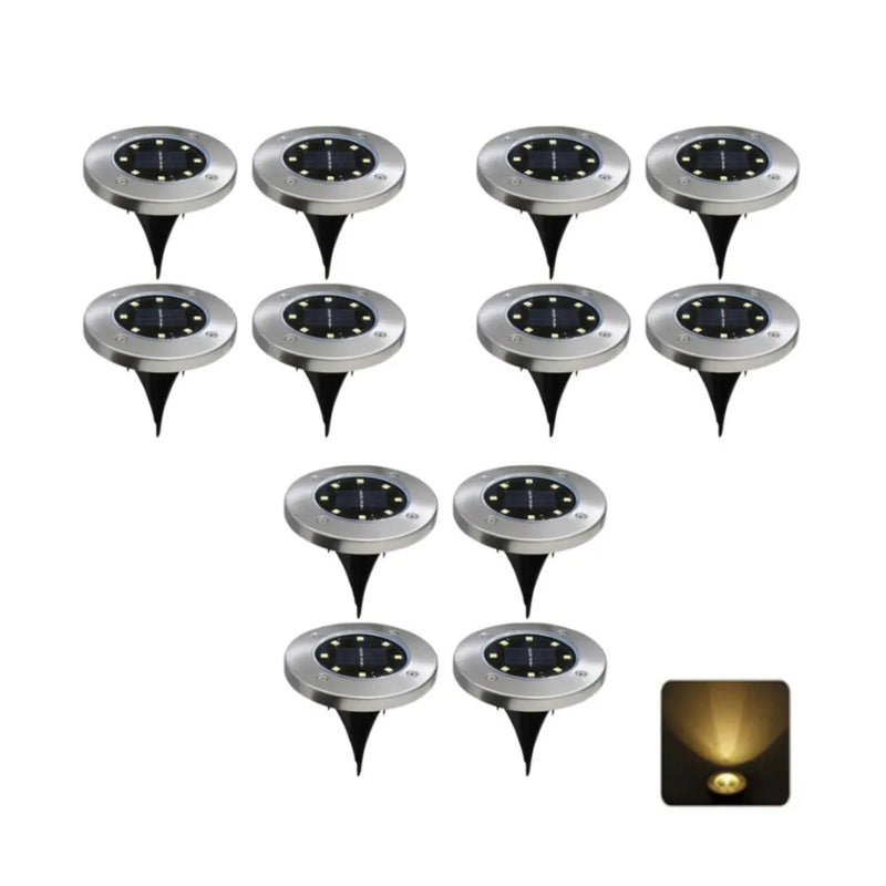 Luminária Solar Para Jardim IP65 [ULTRA RESISTENTE]