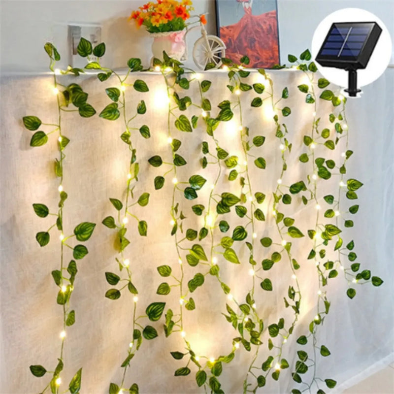 Luzes LED Solar Planta Pendente [DECORAÇÃO NATAL ANO NOVO]