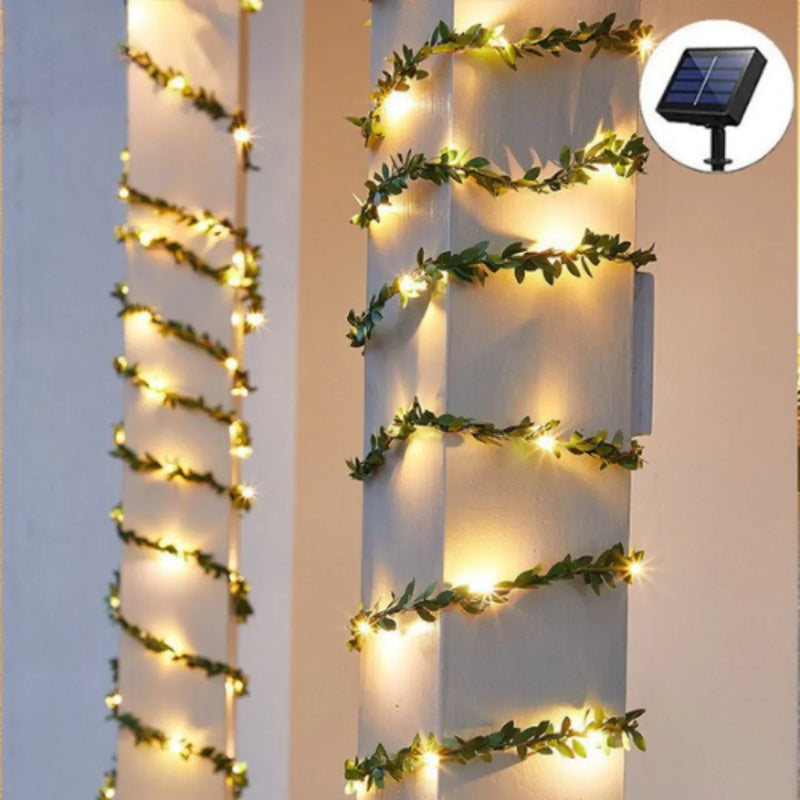 Luzes LED Solar Planta Pendente [DECORAÇÃO NATAL ANO NOVO]
