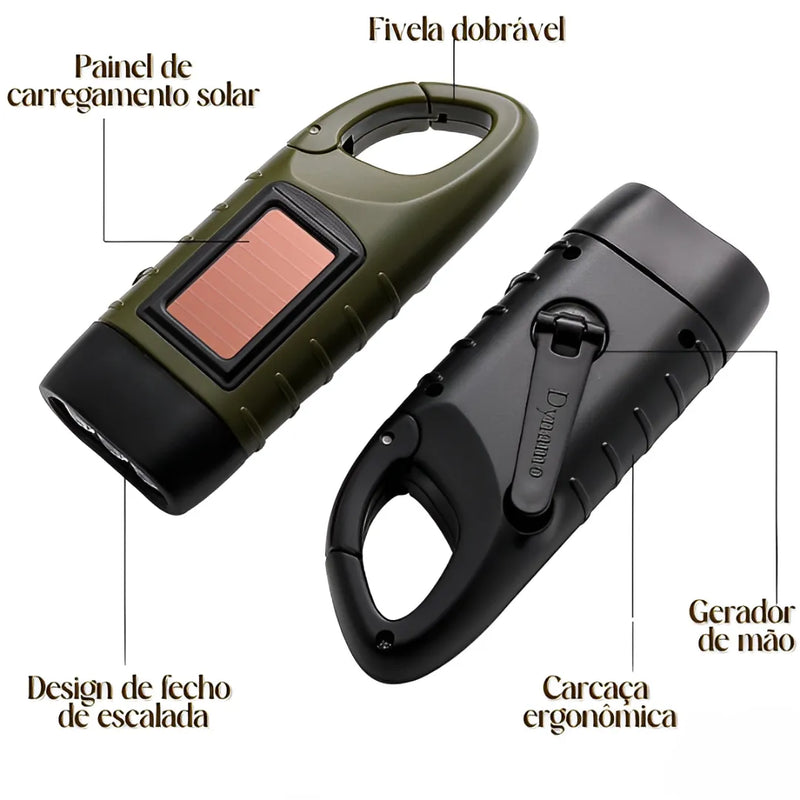 Mini Lanterna Galaxy Acampamento Sobrevivência Energia Solar [ULTRA RESISTENTE]