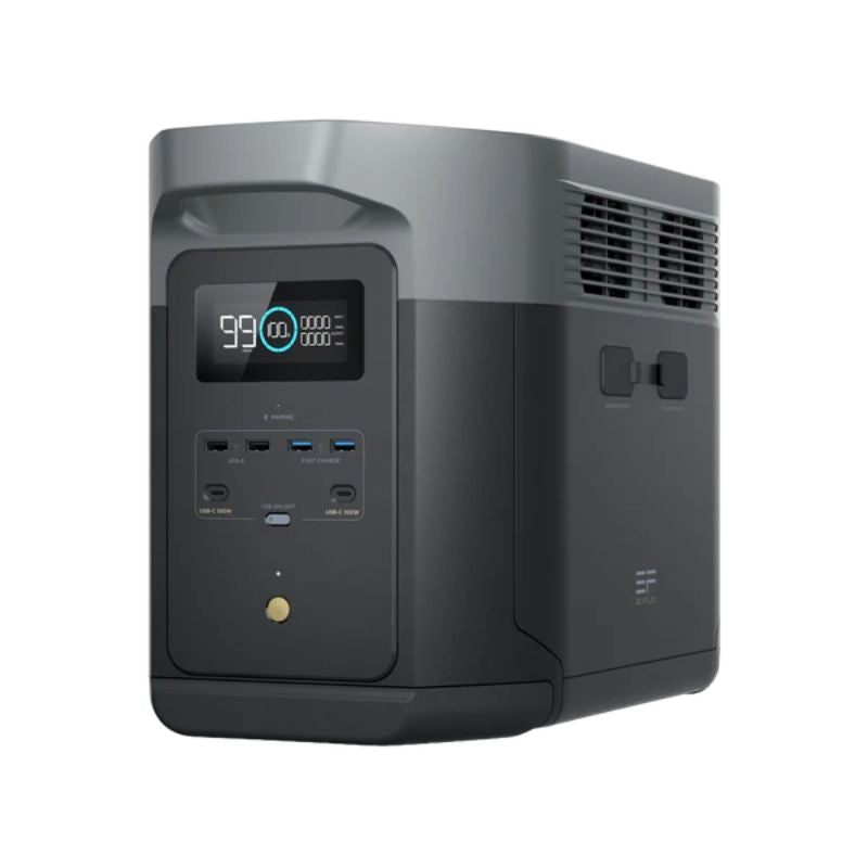 Gerador Delta 2 MAX + Alternador Ecoflow 800W