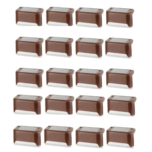 Kit Iluminação Solar Deck Escadas Muro Corrimão [Instalação Fácil]
