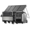 Kit Anti-apagão Ecoflow Estação De Energia + Gerador Bicombustível + Painel Solar