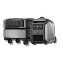 Kit Anti-apagão Ecoflow Estação De Energia + Gerador Bicombustível + Painel Solar