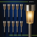 Balizador Solar Jardim Estelar Kit 10 Unidades [DECORAÇÃO NATAL LUZ]