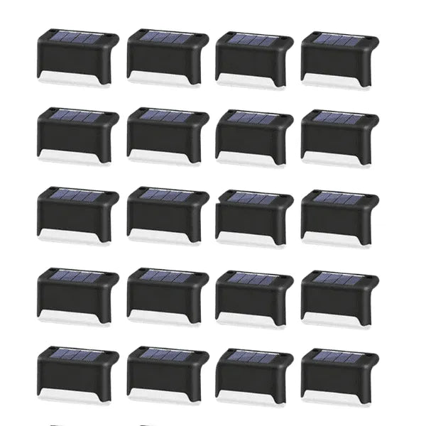 Kit Iluminação Solar Deck Escadas Muro Corrimão [Instalação Fácil]