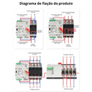 Chave de Transferência Automática GEYA W2R ATS 110V e 220V