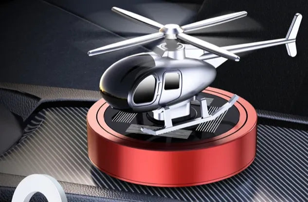 Aromatizador Solar Para Carro Modelo Helicóptero [DESIGN MODERNO]