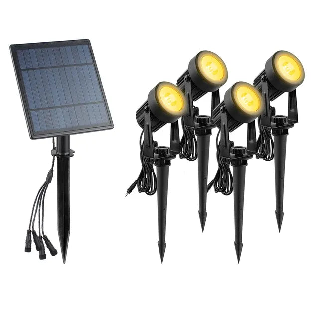 Luminária Spot Espeto Solar Jardim Decoração [ENERGIA SUSTENTÁVEL]