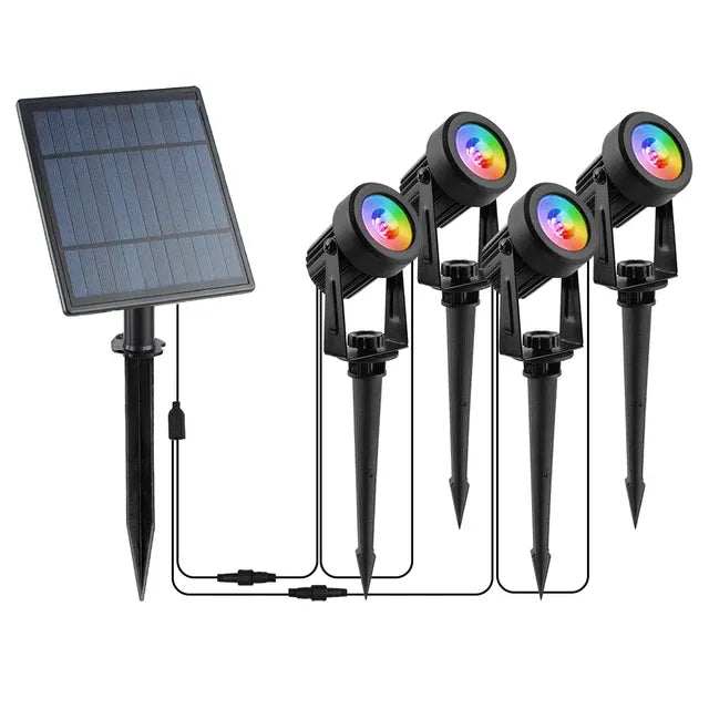 Luminária Spot Espeto Solar Jardim Decoração [ENERGIA SUSTENTÁVEL]