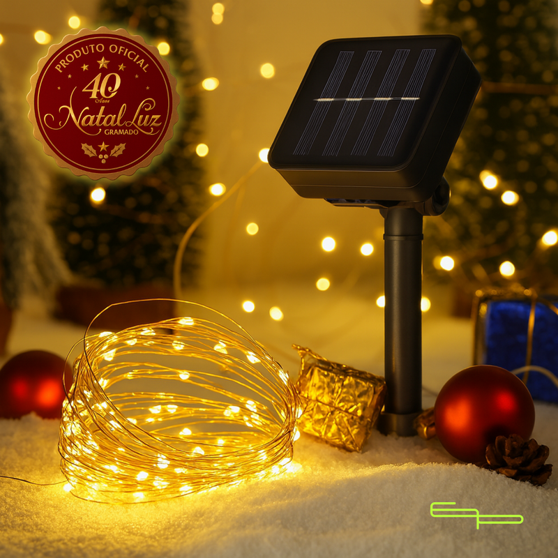 Fios de LED Solares Eporth LumiLine [DECORAÇÃO NATAL LUZ]