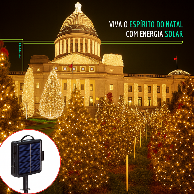 Fios de LED Solares Eporth LumiLine [DECORAÇÃO NATAL LUZ]