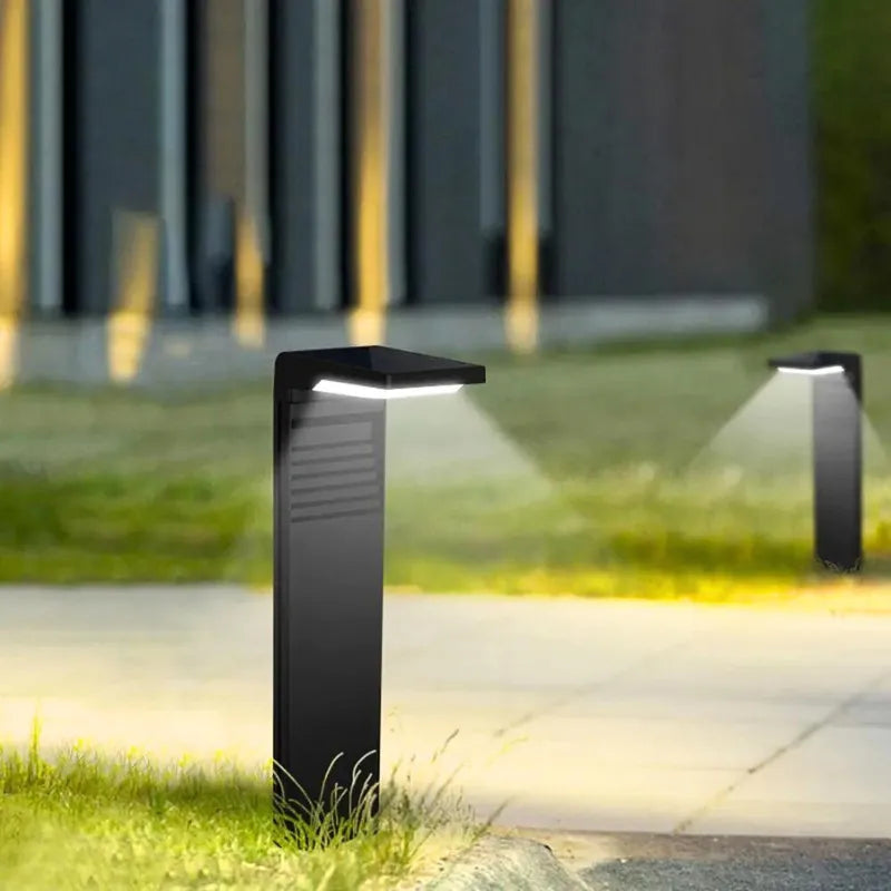 Luminária LED Solar Slim Decoração Jardim Impermeável [DESIGN ELEGANTE]
