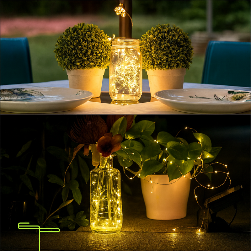 Fios de LED Solares Eporth LumiLine [DECORAÇÃO NATAL LUZ]