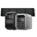 Kit Anti-apagão Ecoflow Estação De Energia + Gerador Bicombustível + Painel Solar