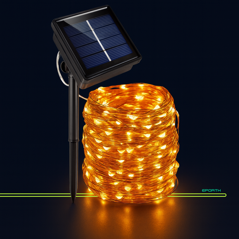 Fios de LED Solares Eporth LumiLine [DECORAÇÃO NATAL LUZ]
