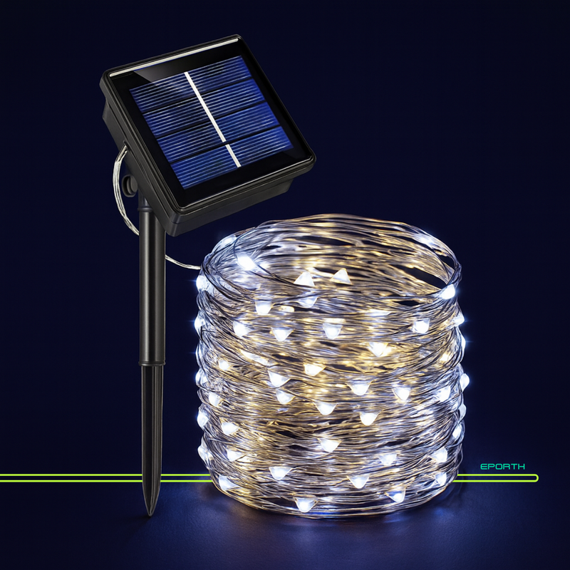 Fios de LED Solares Eporth LumiLine [DECORAÇÃO NATAL LUZ]
