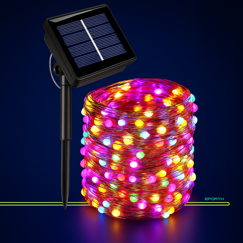 Fios de LED Solares Eporth LumiLine [DECORAÇÃO NATAL LUZ]