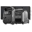 Kit Anti-apagão Ecoflow Estação De Energia + Gerador Bicombustível + Painel Solar