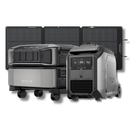 Kit Anti-apagão Ecoflow Estação De Energia + Gerador Bicombustível + Painel Solar