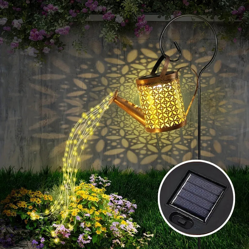 Regador LED Decoração Jardim [Carregamento Solar]
