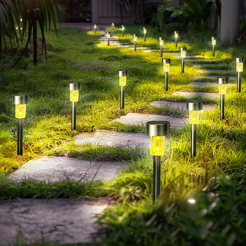 Balizador Solar Jardim Estelar Kit 12 Unidades [DECORAÇÃO NATAL LUZ]
