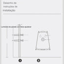 Arandela Solar LED Ambientes Externos Design Moderno [Alto Padrão]