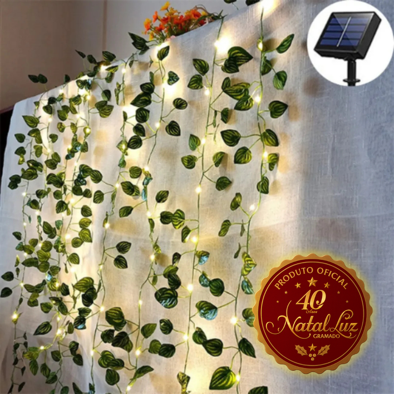 Luzes LED Solar Planta Pendente [DECORAÇÃO NATAL LUZ]