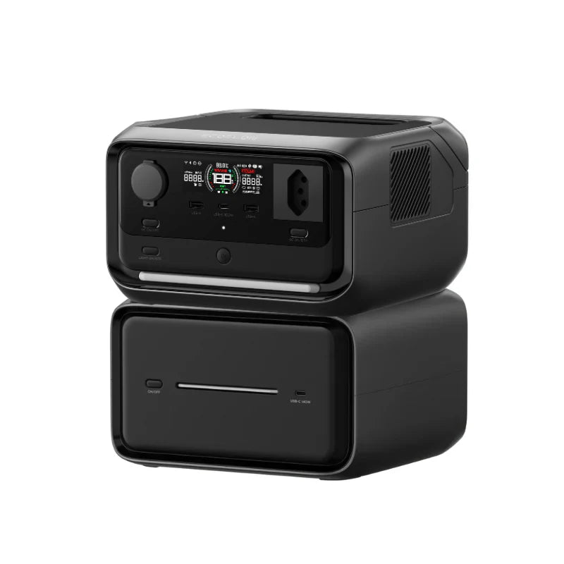 Geladeira Elber Black 43 Pro + Ecoflow River 3 Max Plus