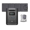 Ecoflow Delta Black + Painel 110W + MicroVentilador 6 Em 1