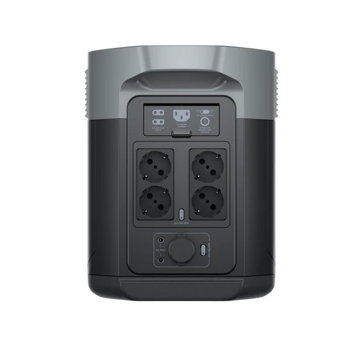 Kit Gerador Estação De Energia Portátil Delta 2 Max + Painel Solar Portátil 400W Ecoflow