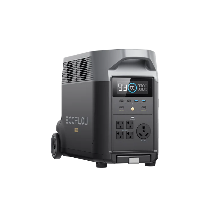 Kit Gerador Estação De Energia Portátil Delta Pro + Painel Solar Portátil 400W Ecoflow