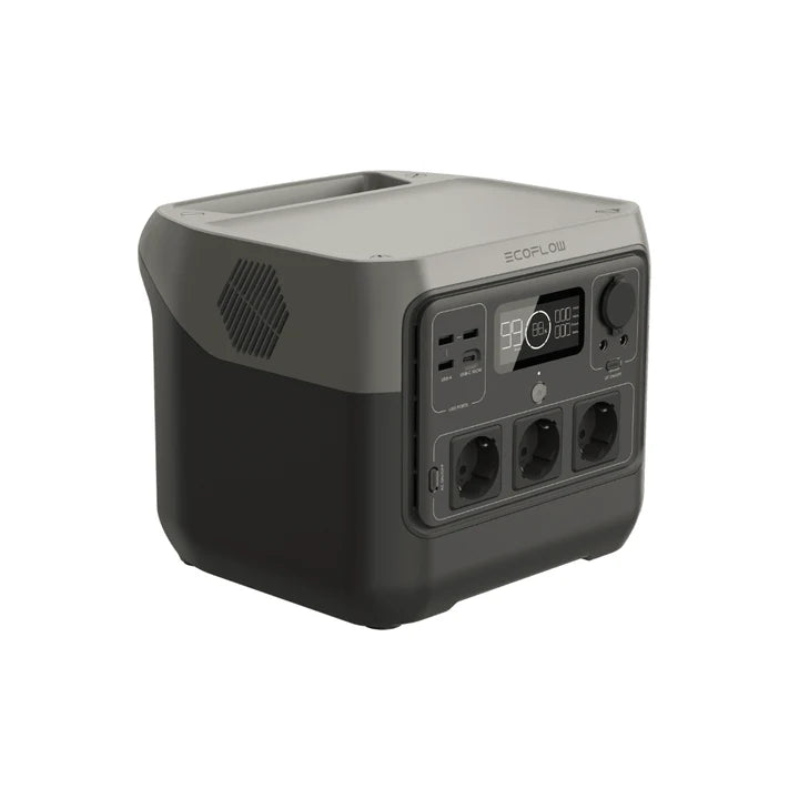 Kit Gerador Estação De Energia Portátil River 2 Pro + Painel Solar Portátil 110W Ecoflow