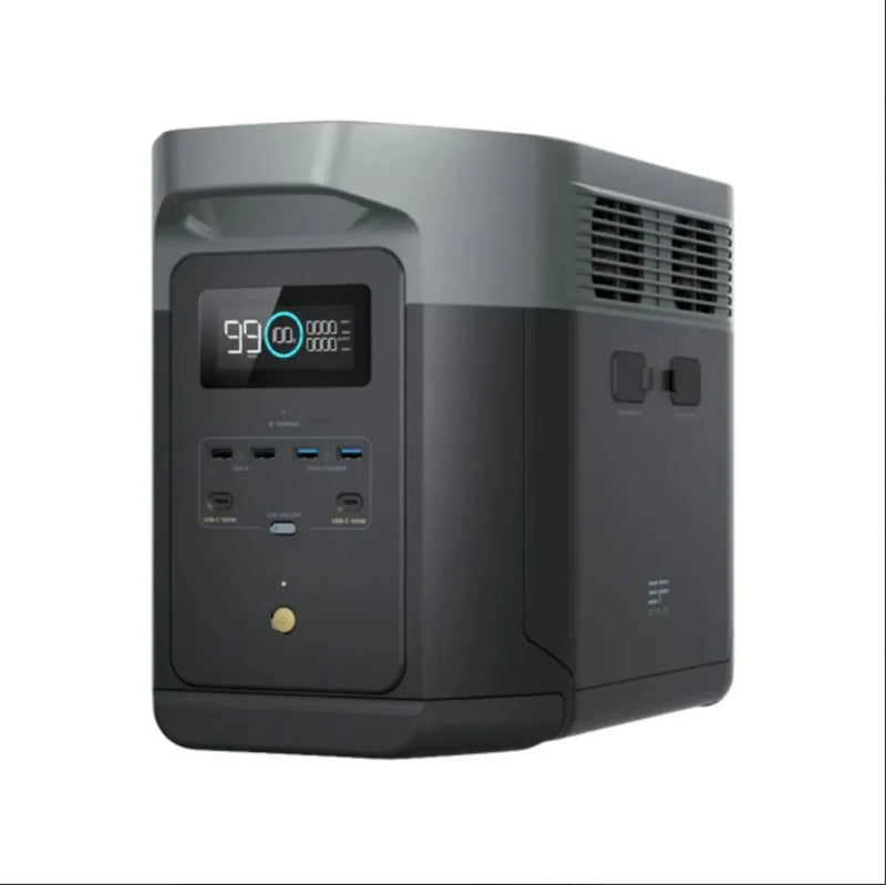 Kit Gerador de Energia Solar Portátil Ecoflow Delta 2 MAX + Painel Solar 220W Ecoflow
