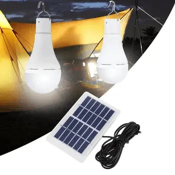 Lâmpada LED Solar Acampamento À Prova D'água [SOBREVIVÊNCIA ECONOMIA]