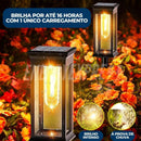Poste Iluminação De Jardim [Luz Solar Para Caminho Externo]