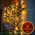Luzes LED Solar Planta Pendente [DECORAÇÃO NATAL LUZ]
