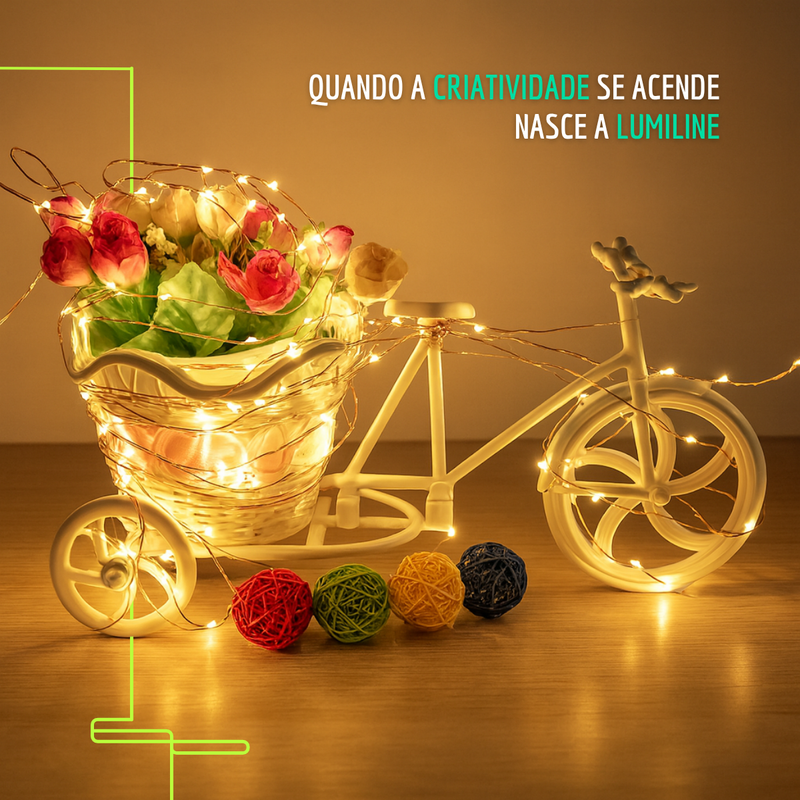 Fios de LED Solares Eporth LumiLine [DECORAÇÃO NATAL LUZ]