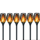 Iluminação Solar Para Caminho Externo [Tocha De Fogo Decorativa]