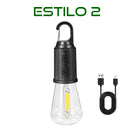 Lâmpada LED Retrô USB Recarregável Acampamento [DESIGN ELEGANTE]