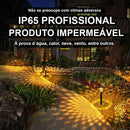 Luminária Solar Impermeável Jardim Decorativo Design Geometria Sagrada [DECORAÇÃO NATAL ANO NOVO]