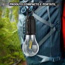 Lâmpada LED Retrô USB Recarregável Acampamento [DESIGN ELEGANTE]