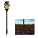 Iluminação Solar Para Caminho Externo [Tocha De Fogo Decorativa]