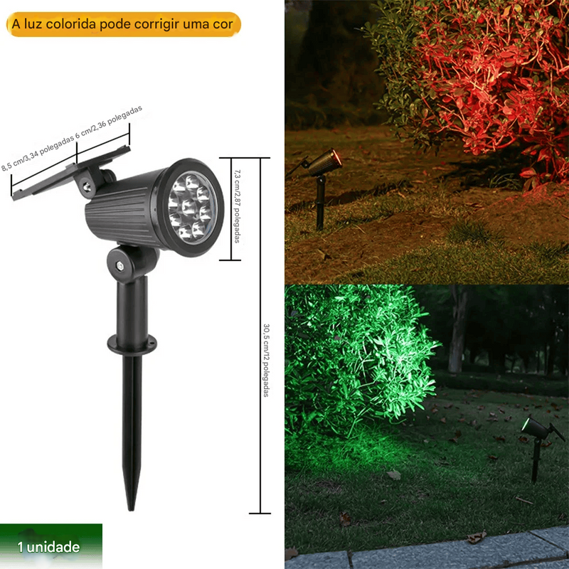Luzes Solares Spot RGB GlowLite