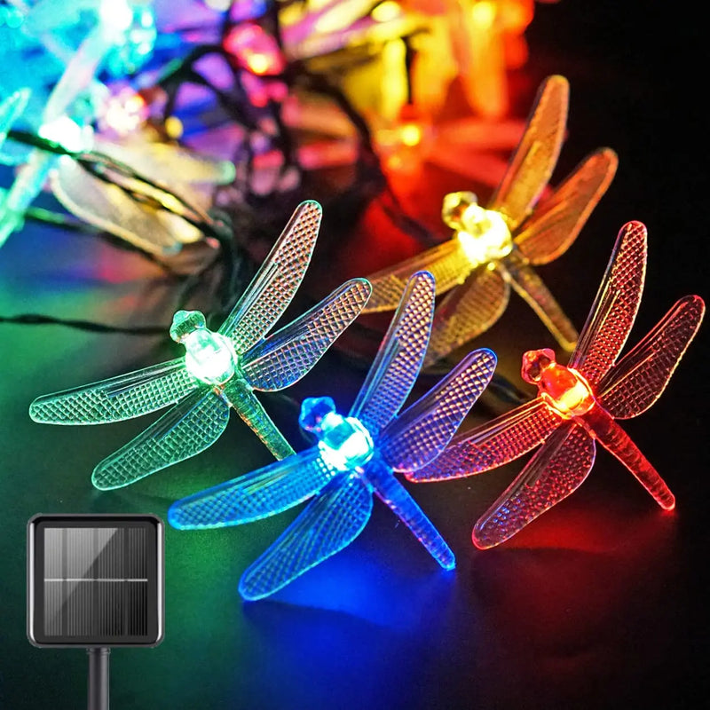 Luzes Solares Decoração DragonFly Glow