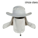 Chapéu De Pesca 3 Em 1 Com Proteção UV