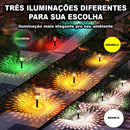 Luminária Solar Impermeável Jardim Decorativo Design Geometria Sagrada [DECORAÇÃO NATAL ANO NOVO]
